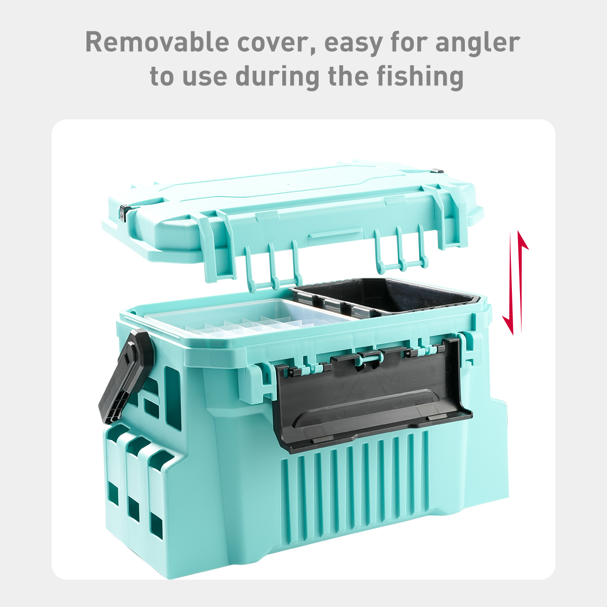 20L FIshing tackle box with eg - огляд і ціна Fishing Kayak Crate